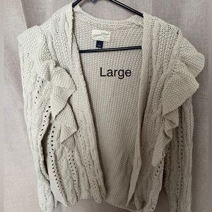 Large cardigan off white